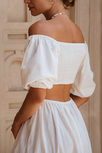 Esme Linen Midi Dress (Sale)