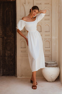 Esme Linen Midi Dress (Sale)