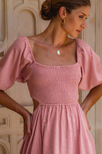 Esme Linen Midi Dress (Sale)