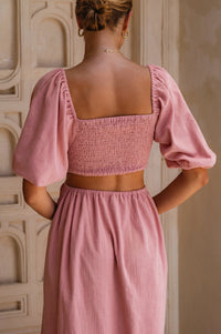 Esme Linen Midi Dress (Sale)