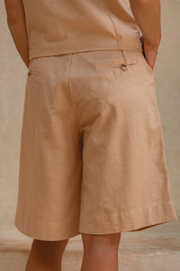 Faro Bermuda Linen Shorts