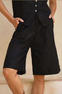 Faro Bermuda Linen Shorts
