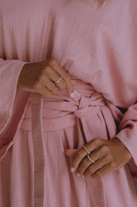 Hana Linen Kimono Dress