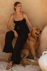 Hema Wrap Linen Pants (Sale)