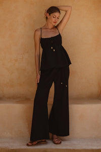 Hema Wrap Linen Pants (Sale)