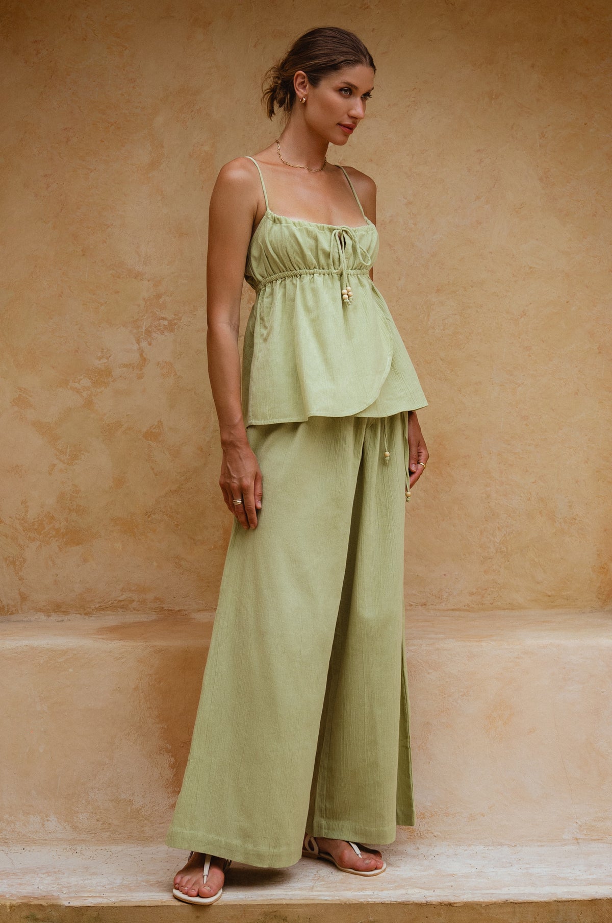 Hema Wrap Linen Pants (Sale)