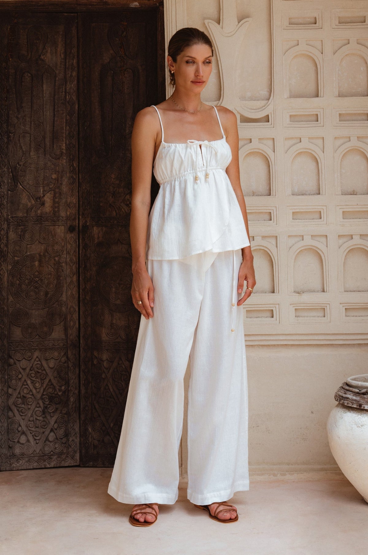 Hema Wrap Linen Pants (Sale)