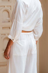 Hema Wrap Linen Pants (Sale)