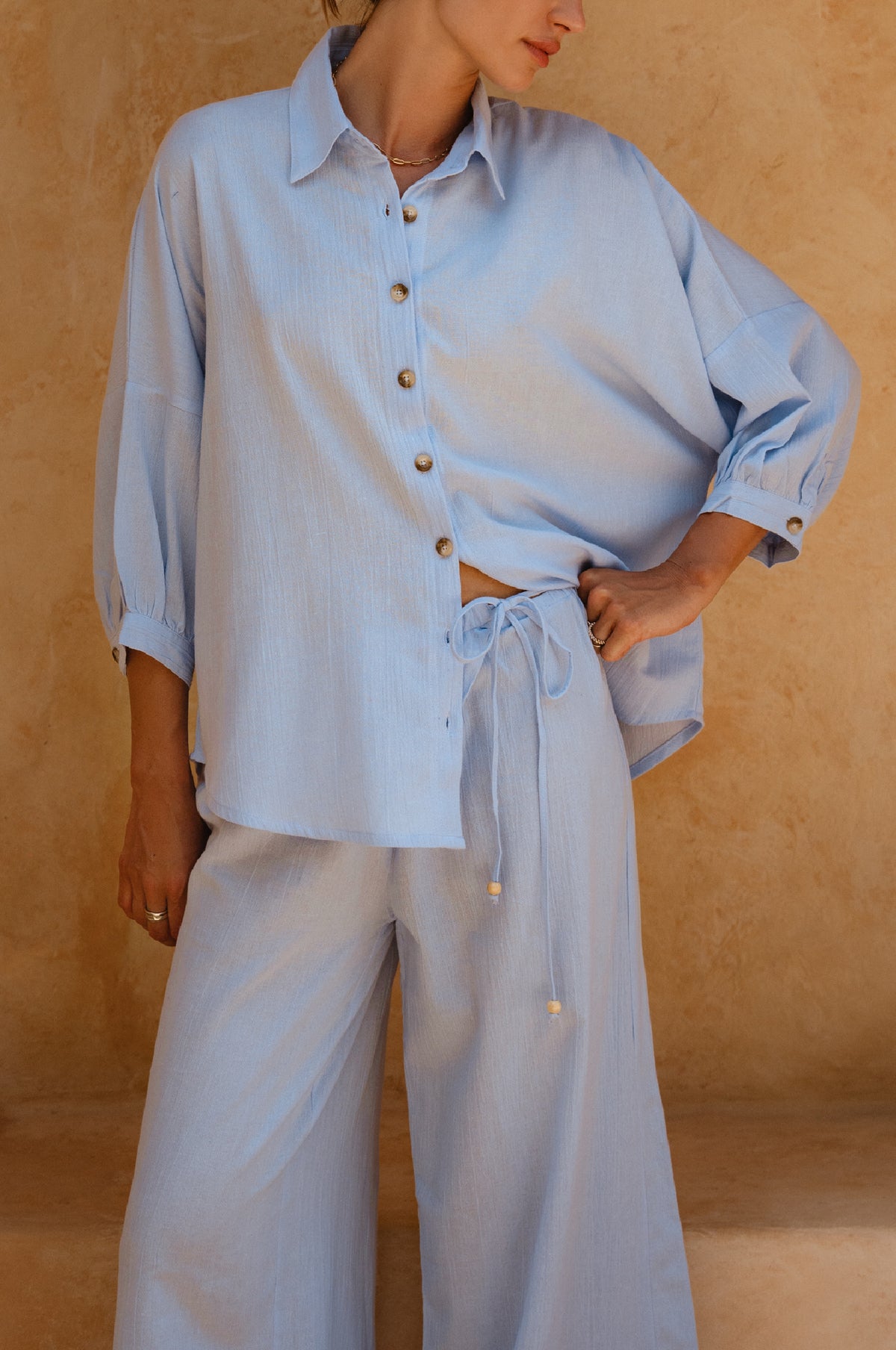 Hema Wrap Linen Pants (Sale)