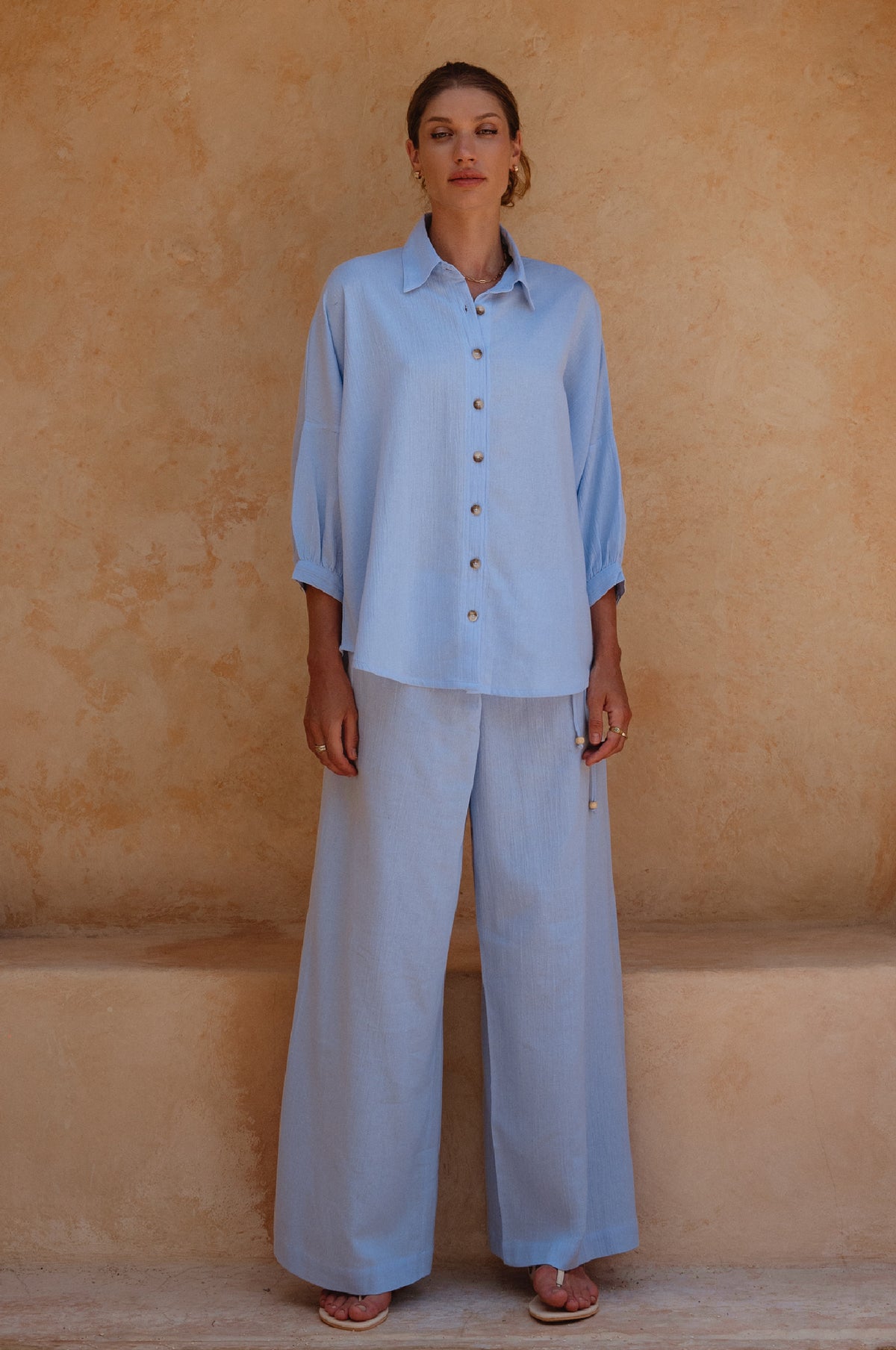 Hema Wrap Linen Pants (Sale)