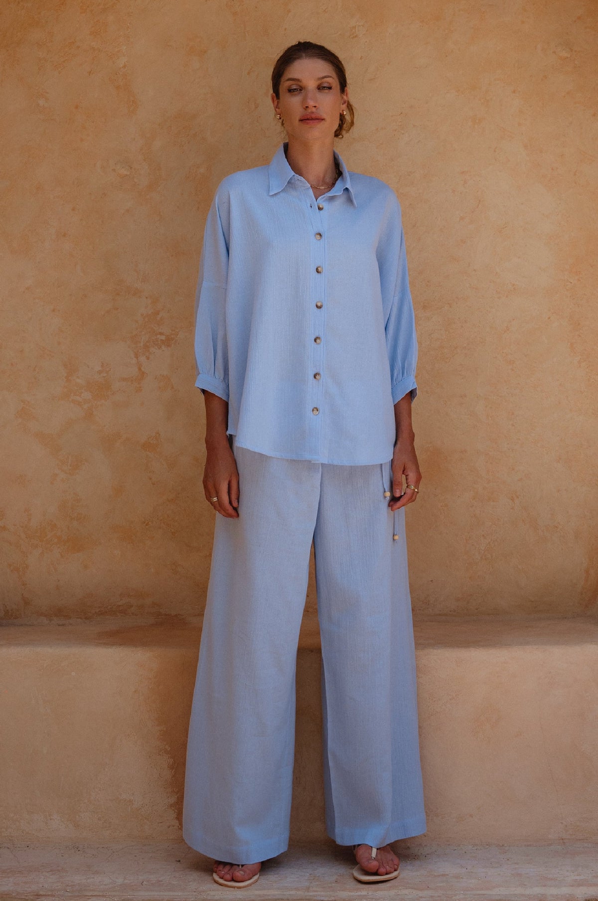 Hema Wrap Linen Pants (Sale)