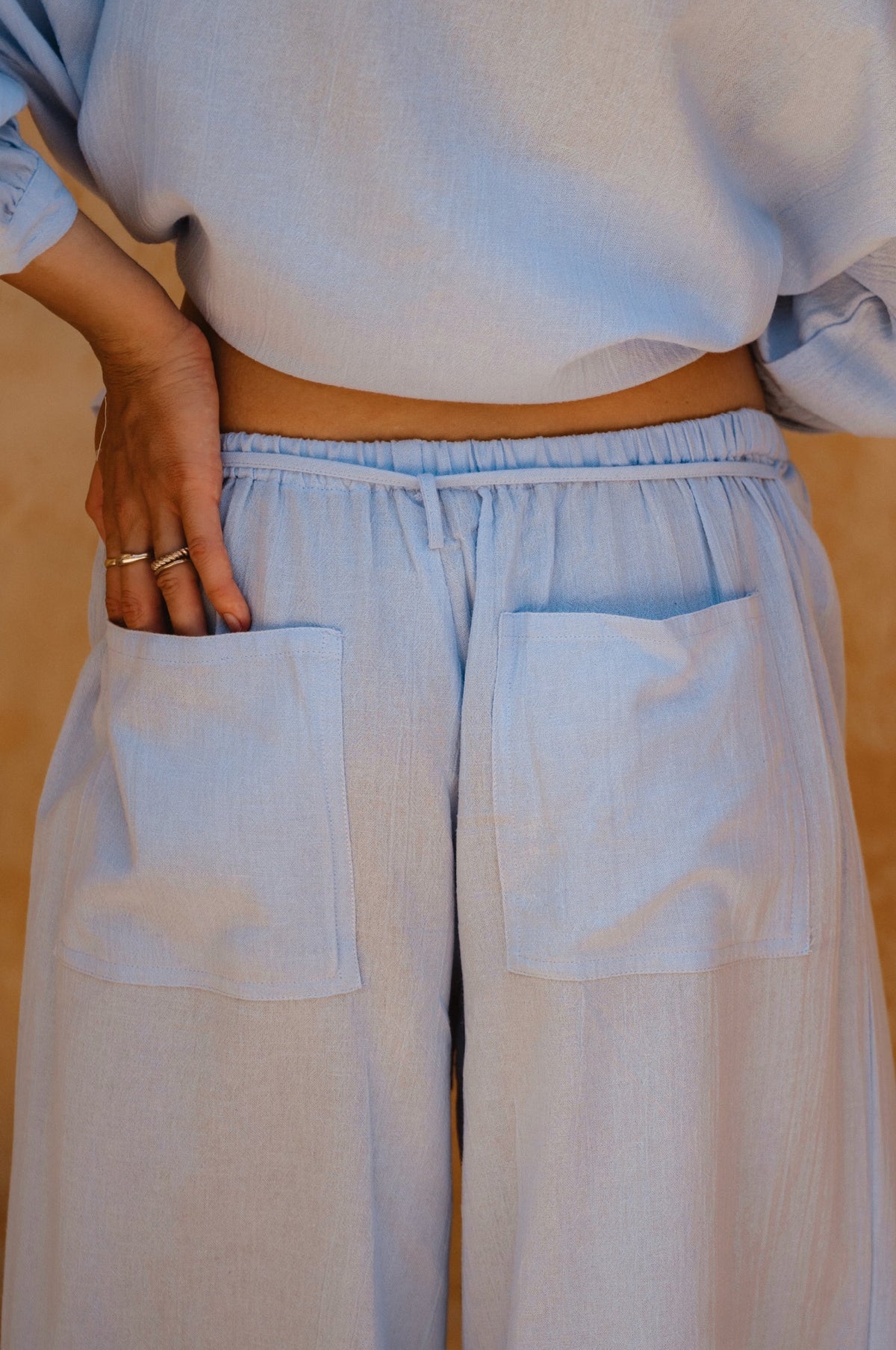 Hema Wrap Linen Pants (Sale)