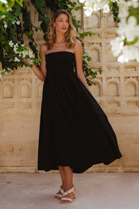 Luela Linen Maxi Dress