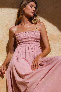 Luela Linen Maxi Dress