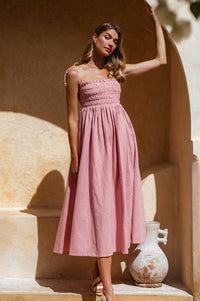 Luela Linen Maxi Dress