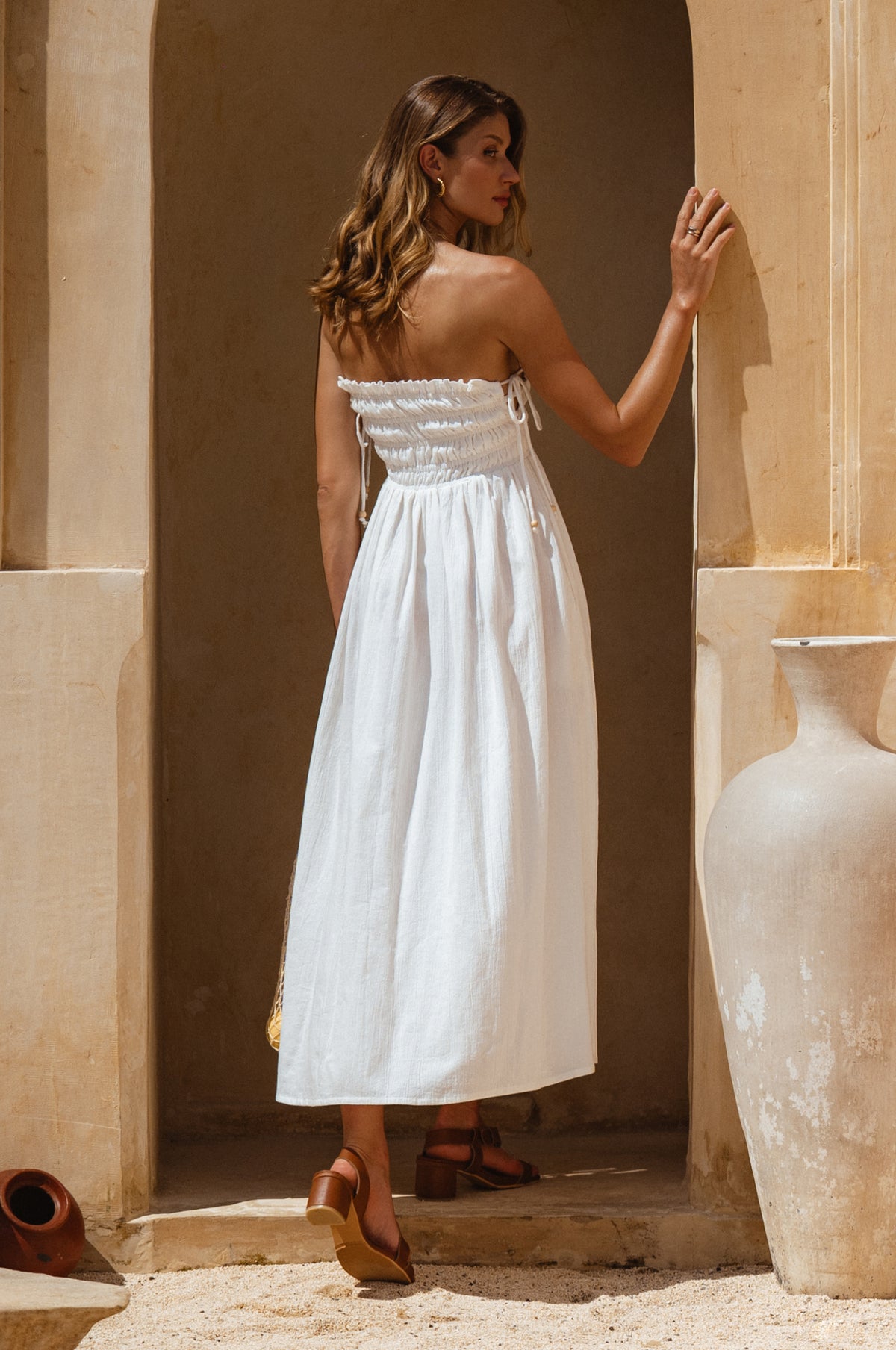 Luela Linen Maxi Dress