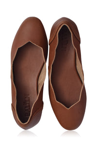 Milan Leather Ballet Flats (Sz. 4, 9.5 & 11)