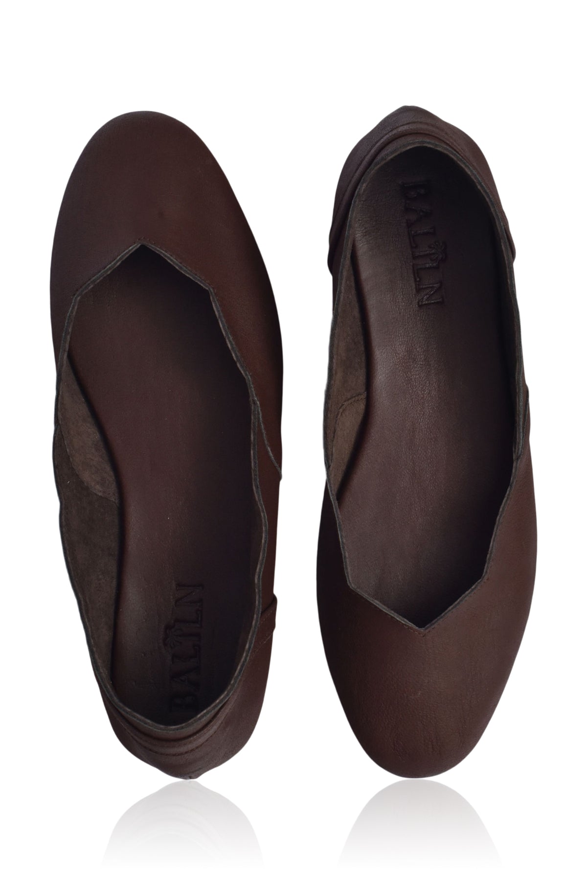 Milan Leather Ballet Flats (Sz. 4, 9.5 & 11)