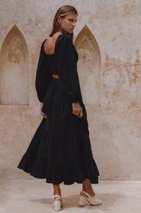 Mumbai Maxi Linen Skirt