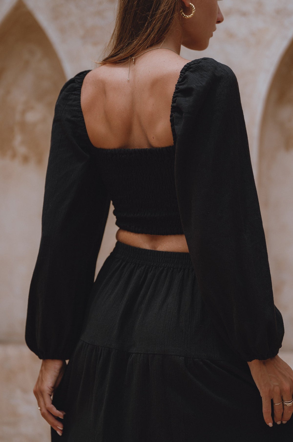 Mumbai Maxi Linen Skirt