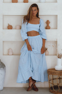 Mumbai Maxi Linen Skirt