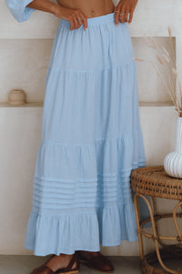 Mumbai Maxi Linen Skirt