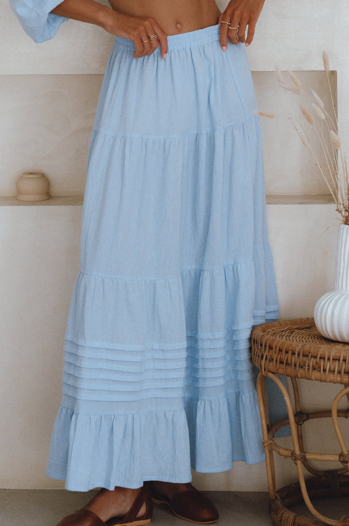 Mumbai Maxi Linen Skirt