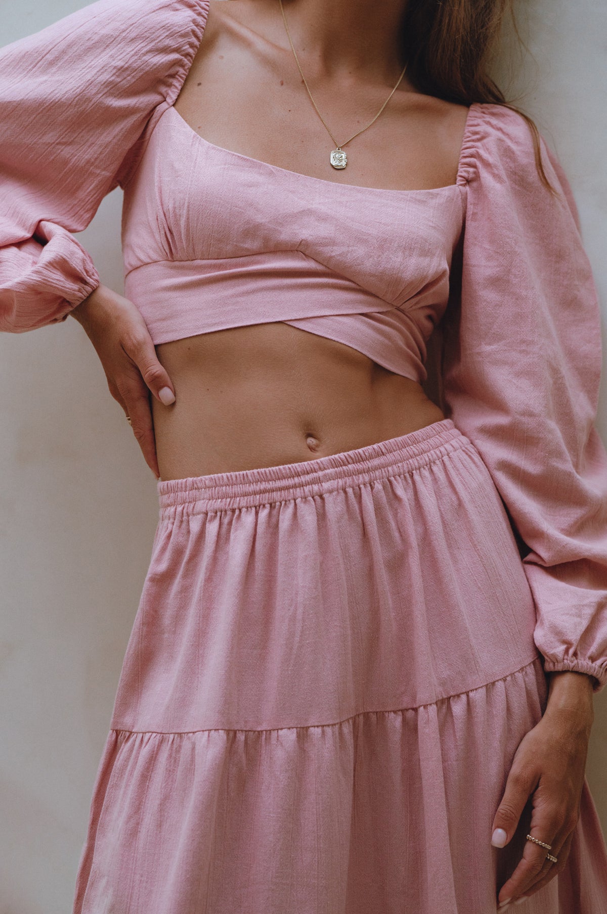 Mumbai Maxi Linen Skirt