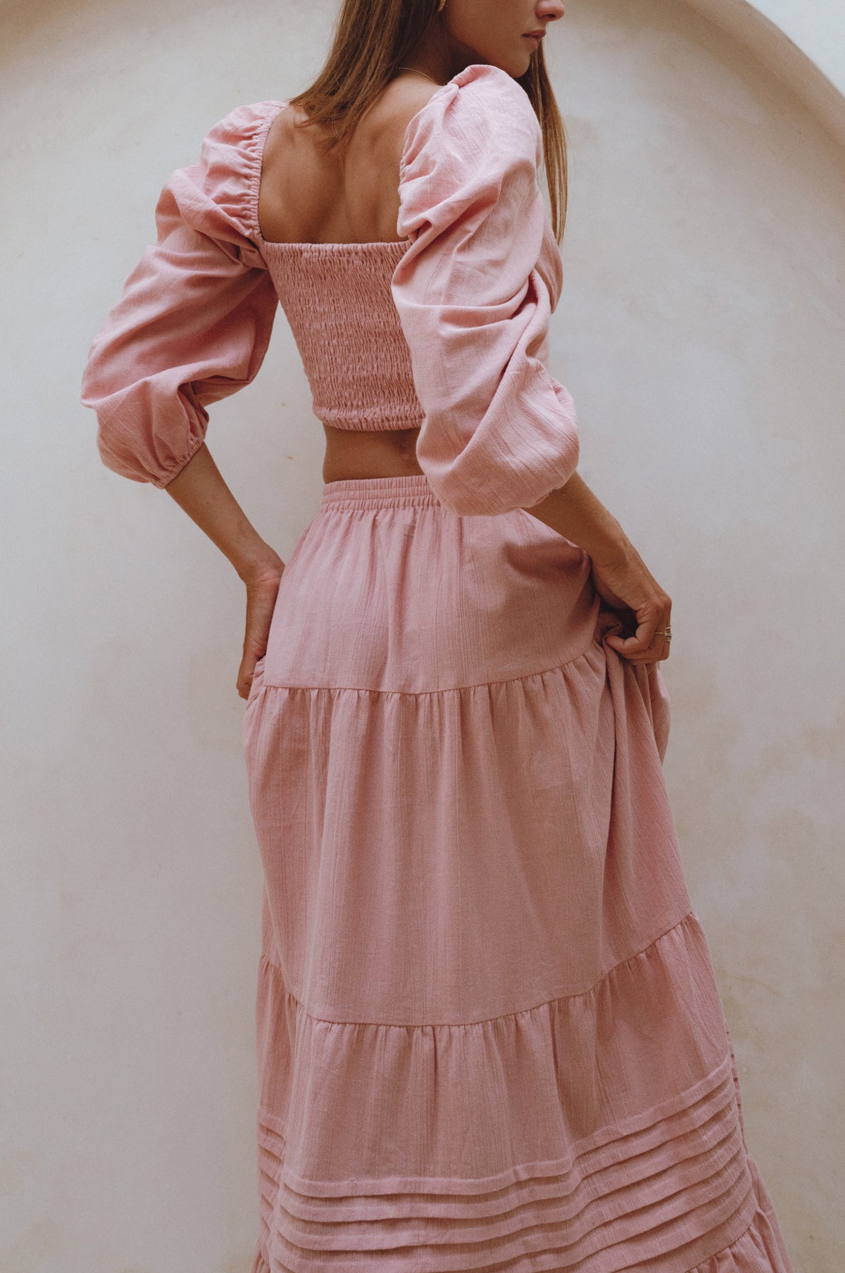 Mumbai Maxi Linen Skirt