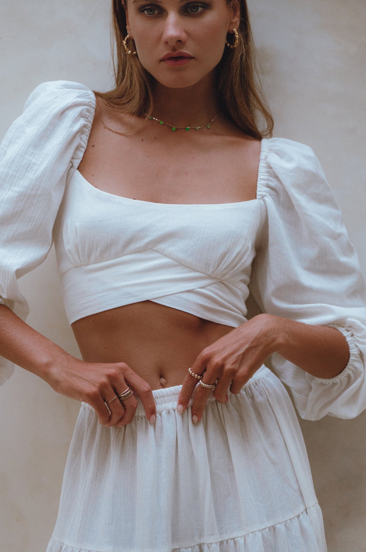 Mumbai Maxi Linen Skirt