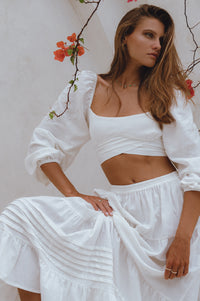 Mumbai Maxi Linen Skirt