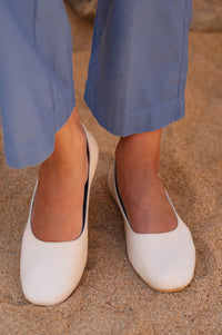 Naples Leather Ballet Flats