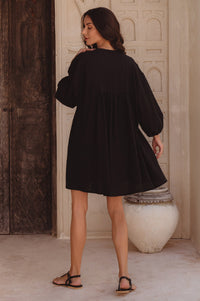 Palmira Handcrafted Linen Mini Dress