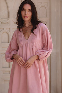 Palmira Handcrafted Linen Mini Dress