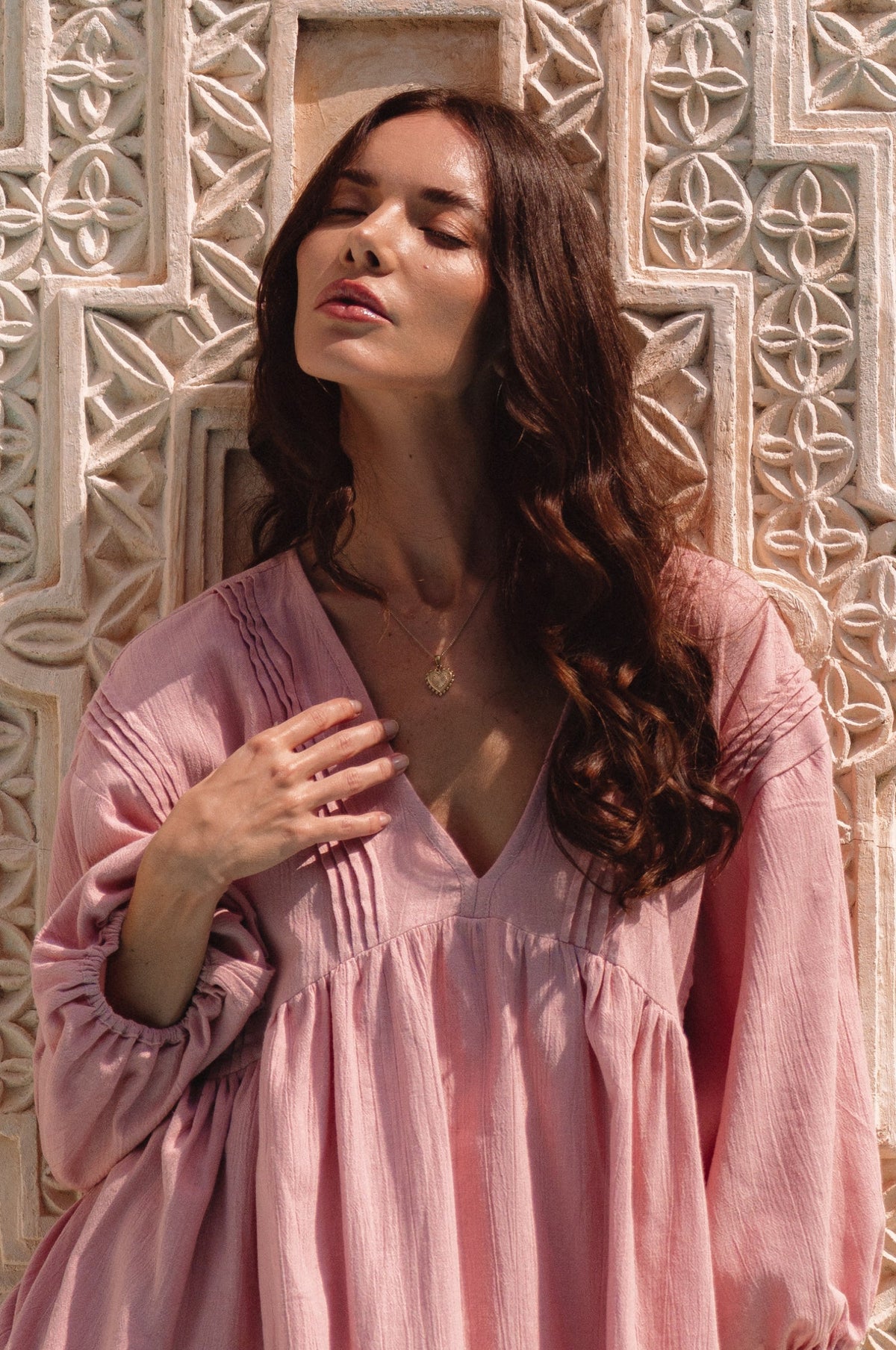 Palmira Handcrafted Linen Mini Dress