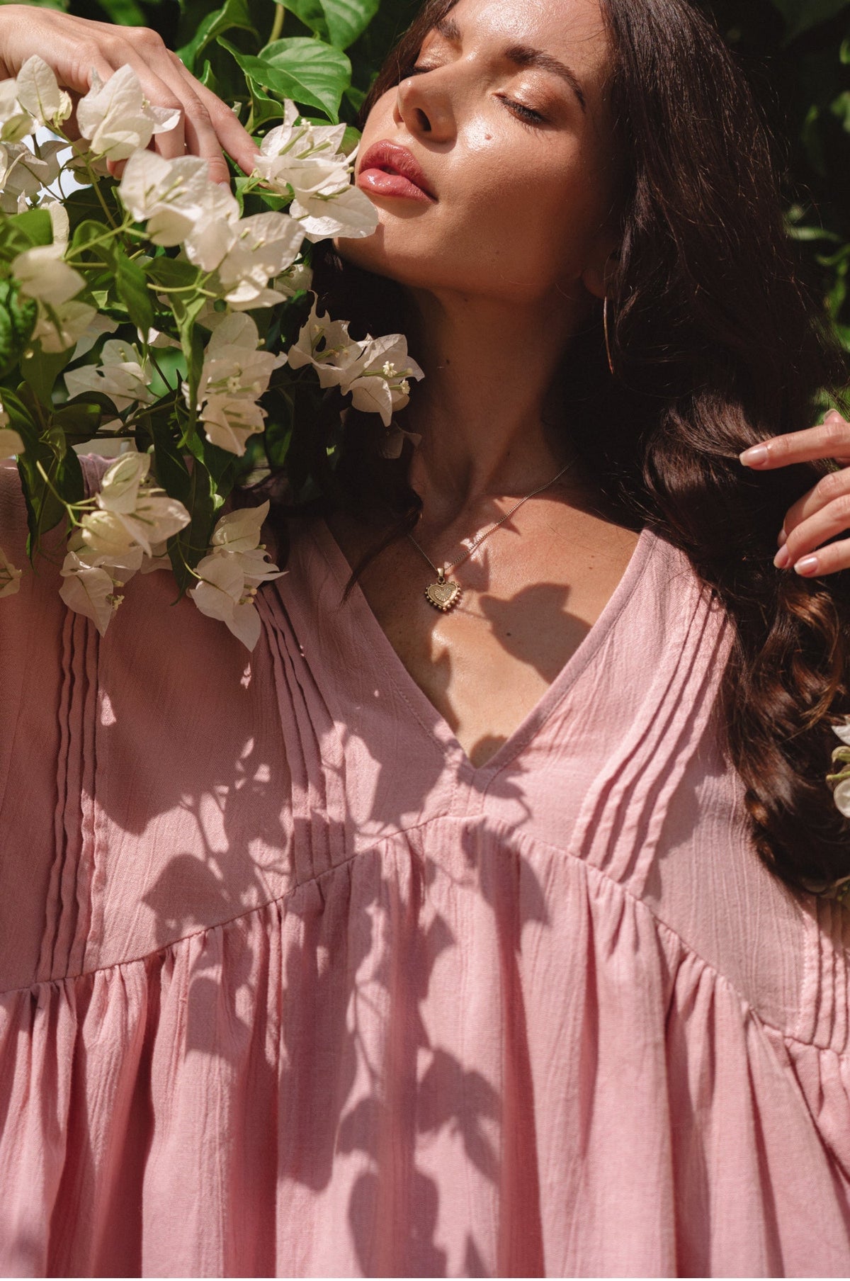 Palmira Handcrafted Linen Mini Dress