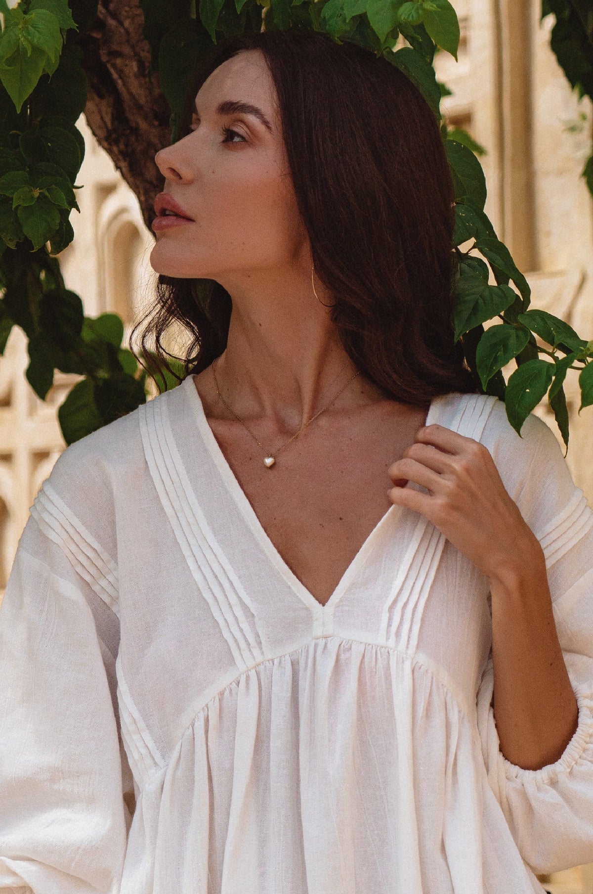 Palmira Handcrafted Linen Mini Dress