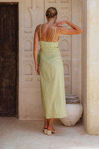 Seville Linen Wrap Dress (Sale)