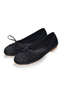 Alexandra Woven Leather Flats