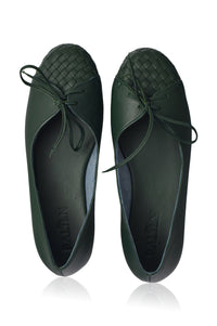 Alexandra Woven Leather Flats