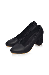 Alia Classic Leather Heels (Sz. 4-10.5)