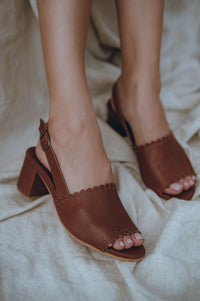 Amber Low Heel Sandals