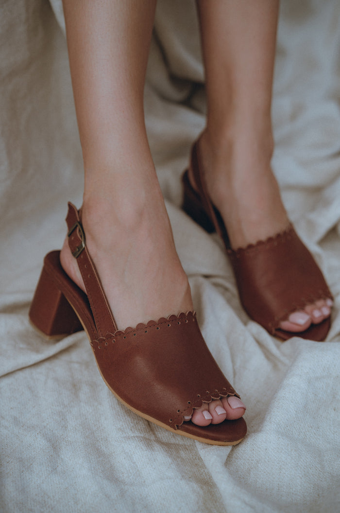 Amber Low Heel Sandals