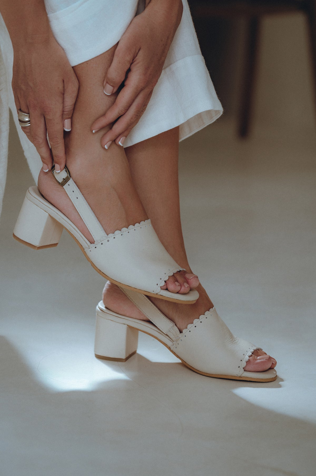 Amber Low Heel Sandals