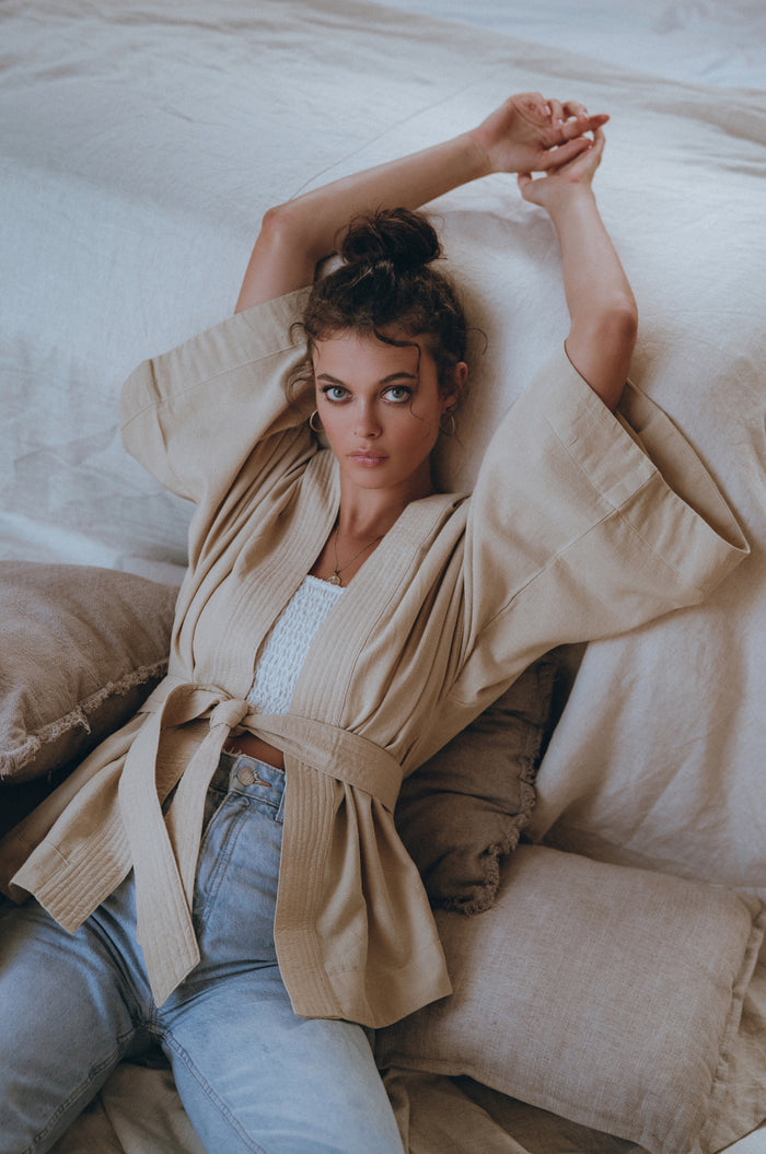 Antibes Linen Kimono (Sale)