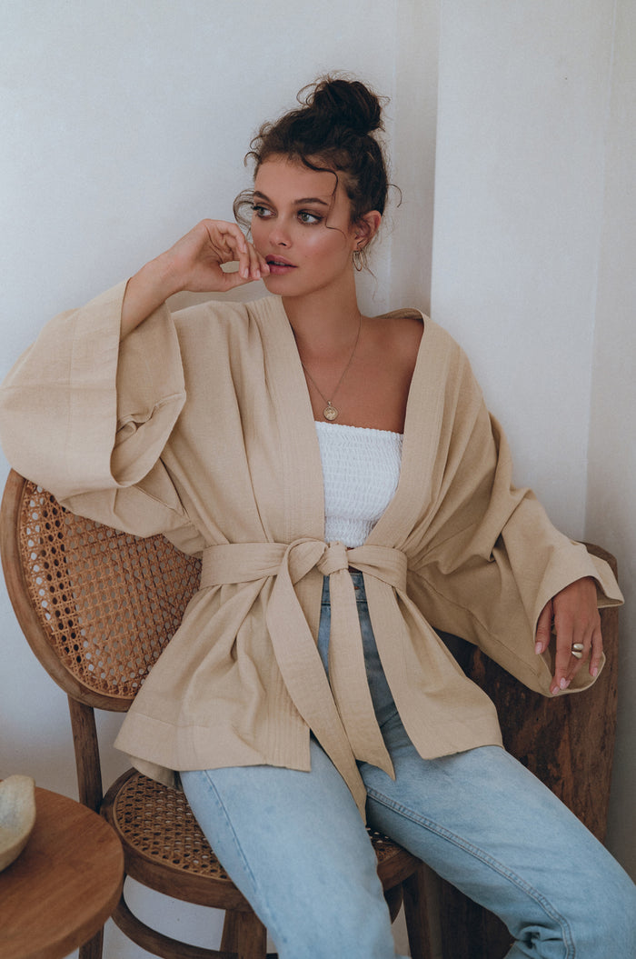 Antibes Linen Kimono (Sale)