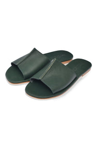 Bilbao Leather Slides