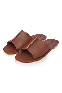 Bilbao Leather Slides
