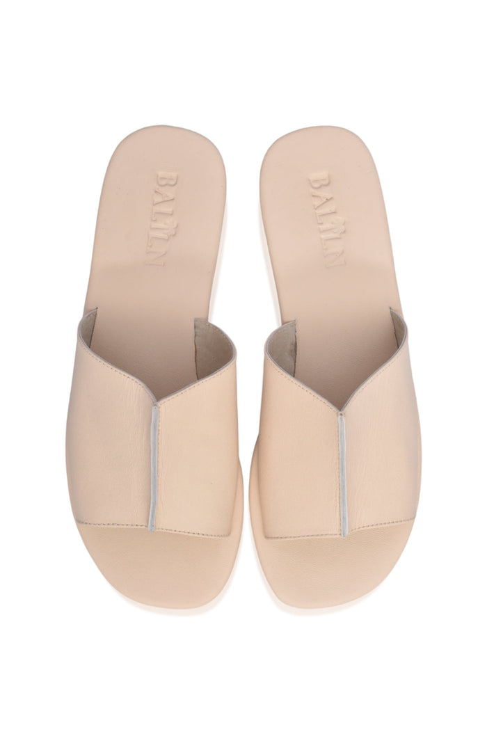 Bilbao Leather Slides