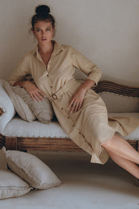 Essence Shirt Linen Dress